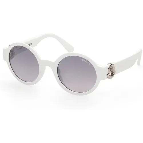 Elegant Sunglasses with Round Lenses , female, Sizes: ONE SIZE - Moncler - Modalova