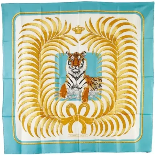 Pre-owned Silk scarves , female, Sizes: ONE SIZE - Hermès Vintage - Modalova