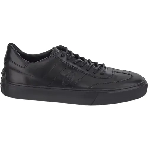 Leder Lace-Up Sneaker , Herren, Größe: 41 1/2 EU - TOD'S - Modalova