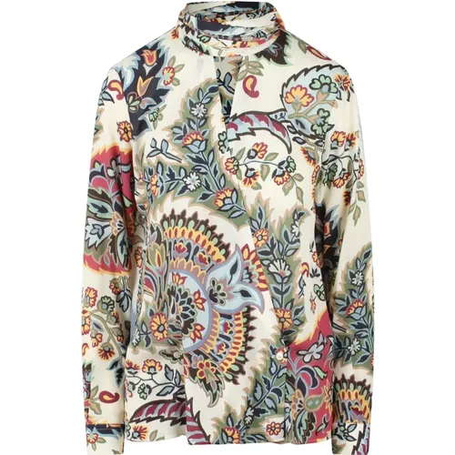 Blumiges Foliage-Print-Shirt Etro - ETRO - Modalova