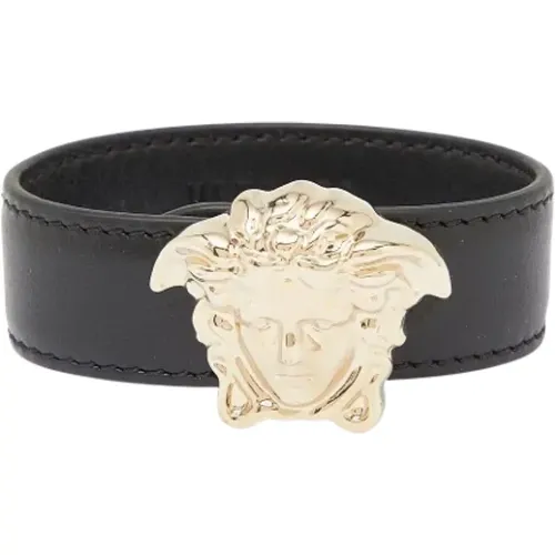 Pre-owned Leather bracelets , female, Sizes: ONE SIZE - Versace Pre-owned - Modalova