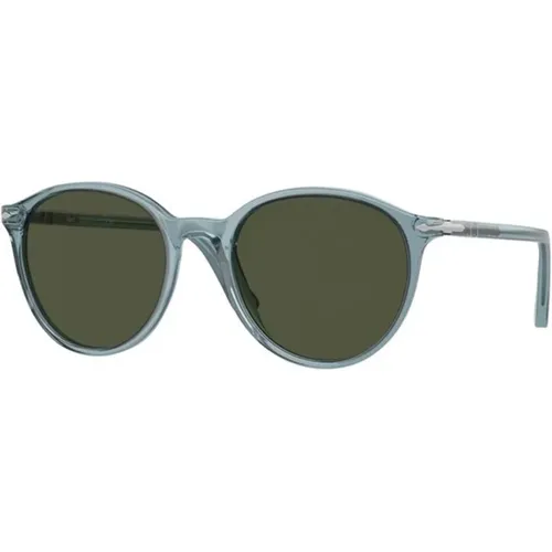 Frame Green Lens Sunglasses , male, Sizes: 56 MM - Persol - Modalova