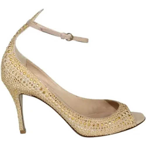 Pre-owned Leather heels , female, Sizes: 5 UK - Valentino Vintage - Modalova