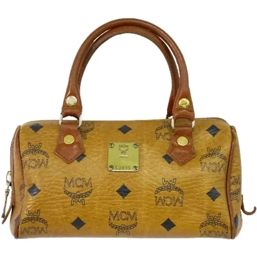 Pre-owned Canvas handbags , female, Sizes: ONE SIZE - MCM Pre-owned - Modalova