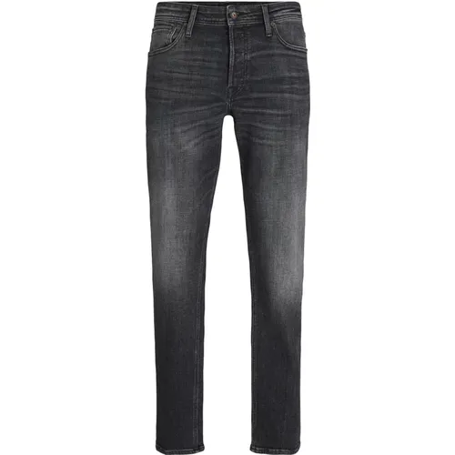 Bequeme Jeans mit tapered fit , Herren, Größe: W32 L34 - jack & jones - Modalova
