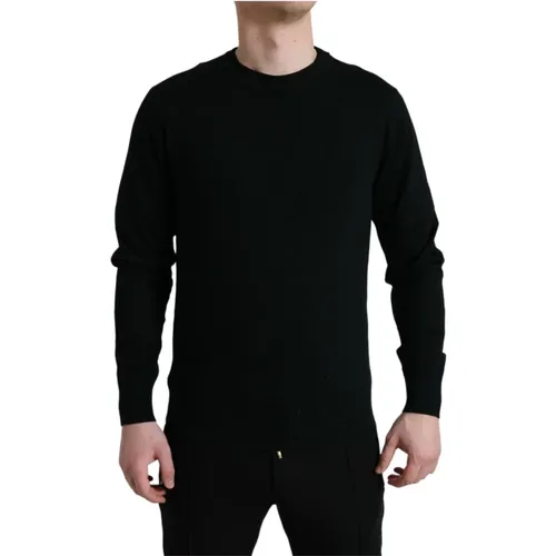 Round-Neck Strickwaren , Herren, Größe: XL - Dolce & Gabbana - Modalova