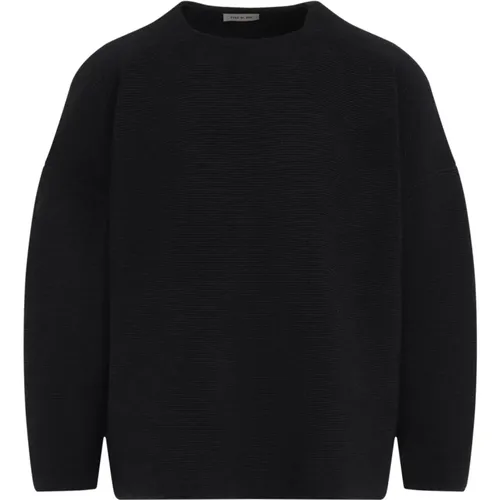 Luxuriöser Schwarzer Wollpullover Aw24 - Fear Of God - Modalova