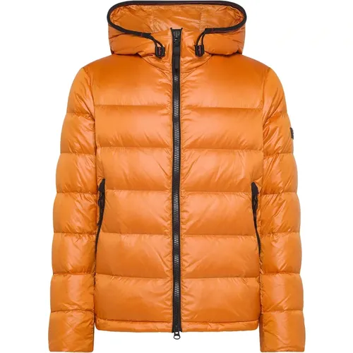 Leichte Ripstop-Kapuzensteppjacke,Leichte Ripstop Steppjacke mit Kapuze - Peuterey - Modalova