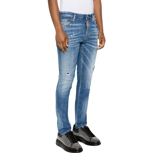 Denim Jeans Gelbes Label Dsquared2 - Dsquared2 - Modalova