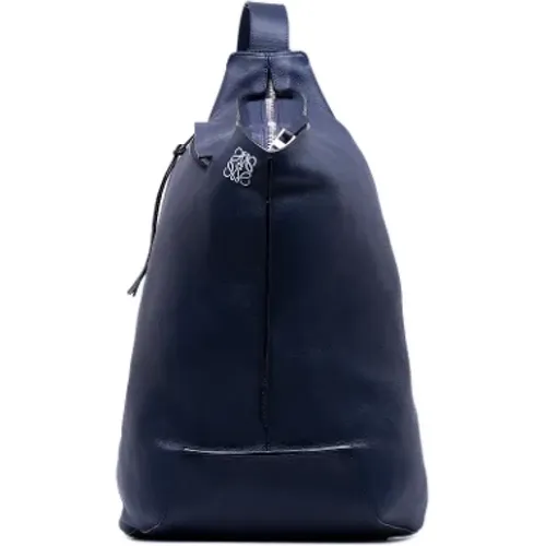 Pre-owned Leather backpacks , female, Sizes: ONE SIZE - Loewe Pre-owned - Modalova