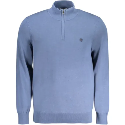 Blauer Baumwollpullover , Herren, Größe: S - Timberland - Modalova