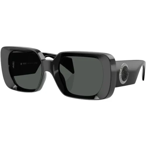 Retro Futuristische Oversize Sonnenbrille - Versace - Modalova