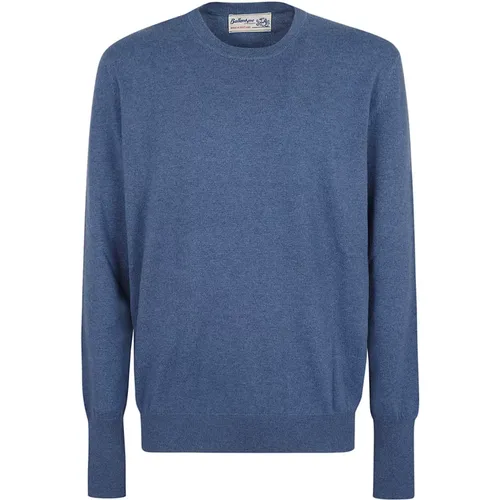 Blaue Kaschmir Pullover Aw24 , Herren, Größe: XL - Ballantyne - Modalova