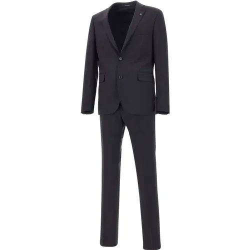 Two-Piece Suit Wool , male, Sizes: XL, M, 3XL, 2XL, S - Tagliatore - Modalova