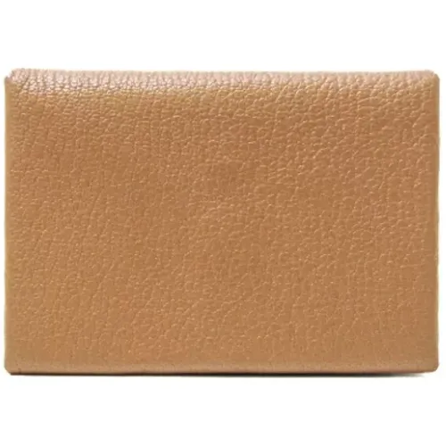 Pre-owned Leather wallets , female, Sizes: ONE SIZE - Hermès Vintage - Modalova