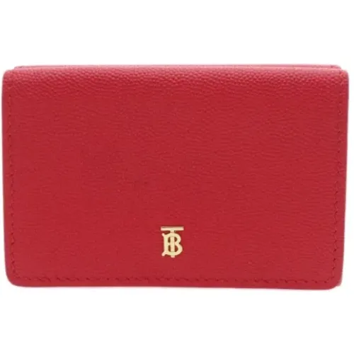 Pre-owned Leather wallets , female, Sizes: ONE SIZE - Burberry Vintage - Modalova