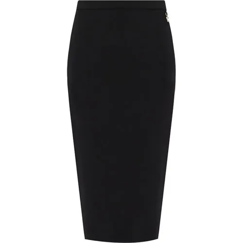 Schwarze Röcke Ss24 Damenbekleidung , Damen, Größe: M - Elisabetta Franchi - Modalova