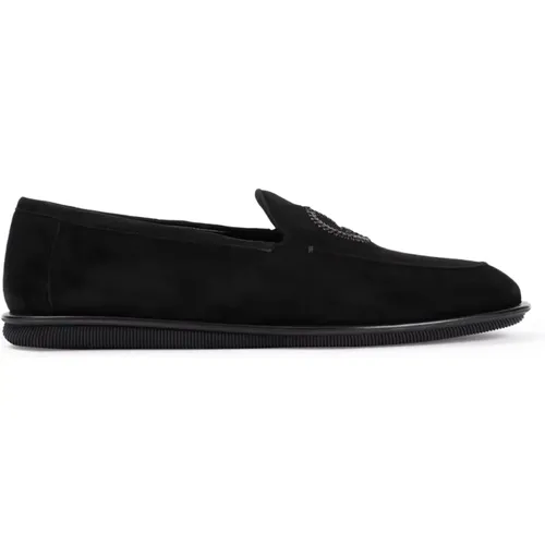 Luxurious Slippers Aw24 , male, Sizes: 10 UK, 9 UK, 8 UK - Giorgio Armani - Modalova