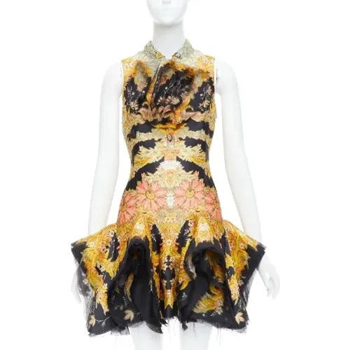 Pre-owned Seide dresses - Alexander McQueen Pre-owned - Modalova