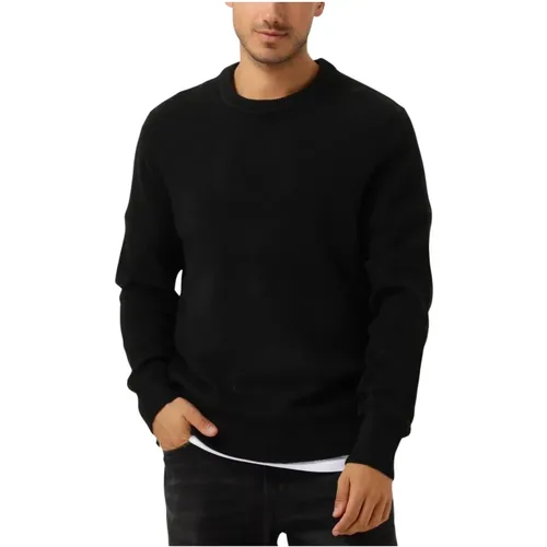 Weicher Strick Regular Fit Pullover , Herren, Größe: M - Scotch & Soda - Modalova