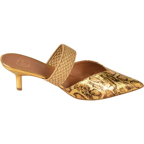 Sandals Golden , female, Sizes: 4 1/2 UK, 4 UK, 3 1/2 UK - Malone Souliers - Modalova