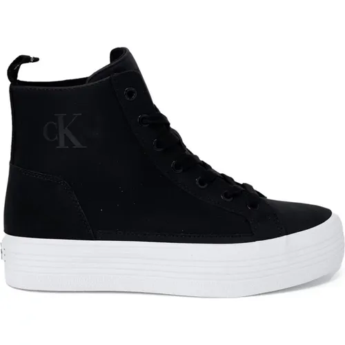 Schwarze Sneakers für Damen , Damen, Größe: 38 EU - Calvin Klein Jeans - Modalova