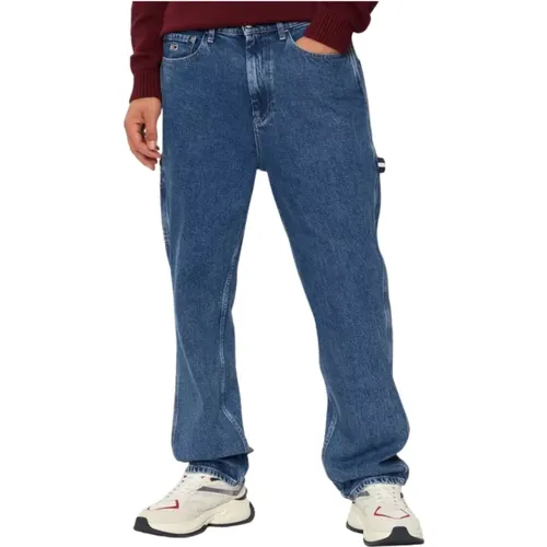 Denim Skater Jeans Loose Fit , male, Sizes: W32 - Tommy Hilfiger - Modalova