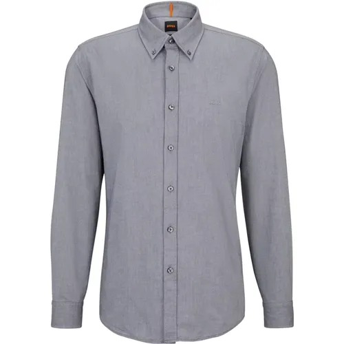 Shirt in Regular Fit in Oxford Cotton , male, Sizes: XL, M, L - Hugo Boss - Modalova