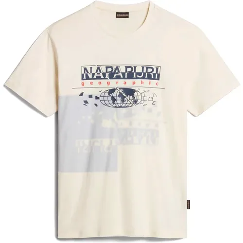 S-Argus T-Shirt , Herren, Größe: XL - Napapijri - Modalova