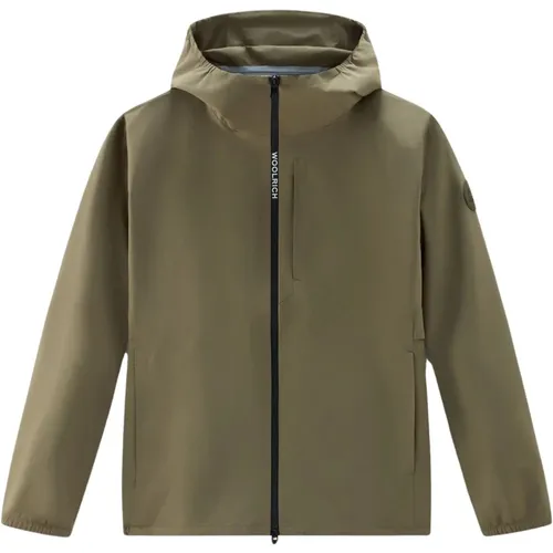 Two-Layer Gubbino Jacket , male, Sizes: XL, 2XL, S, L - Woolrich - Modalova