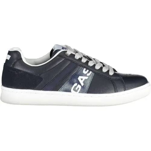 Blaue Sportliche Schnürschuhe mit Kontrastdetails , Herren, Größe: 44 EU - GAS - Modalova