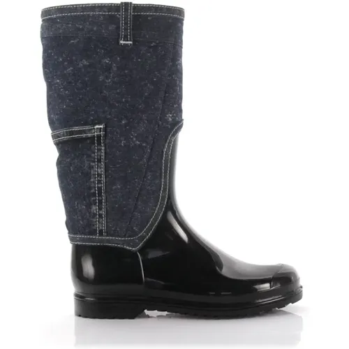 Tall Boots with Classic Budapester Design , female, Sizes: 8 UK, 4 UK, 7 UK - Dolce & Gabbana - Modalova