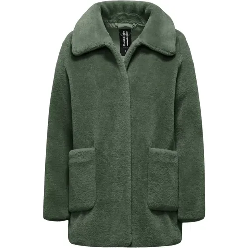 Lapin Effect Eco-Fur Coat , female, Sizes: L - BomBoogie - Modalova