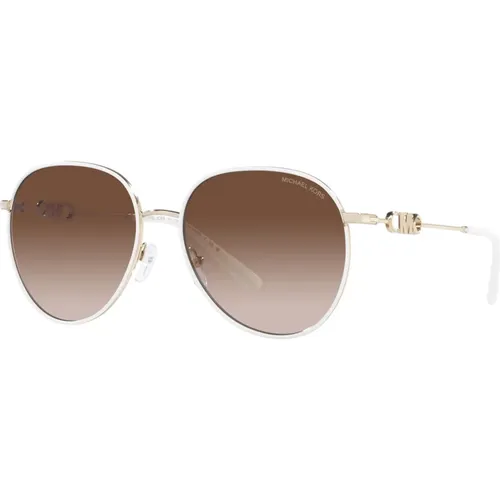 Empire MK 1128J Sunglasses Gold , female, Sizes: 58 MM - Michael Kors - Modalova