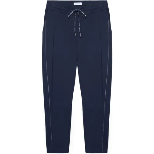 Lässige Sweatpants mit Logo-Taillenband , Damen, Größe: L - Fiorella Rubino - Modalova