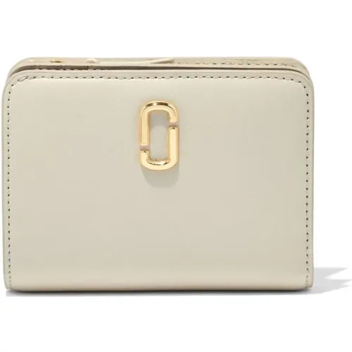 Natürlicher Reißverschluss Mini Kompakte Brieftasche , Damen, Größe: ONE Size - Marc Jacobs - Modalova