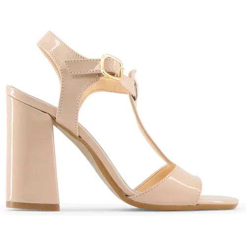 Brown Strappy Sandals , female, Sizes: 7 UK - Made in Italia - Modalova