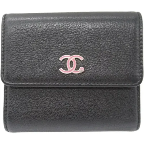 Pre-owned Leather wallets , female, Sizes: ONE SIZE - Chanel Vintage - Modalova