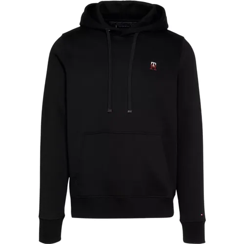 Herren Sweatshirt Kontraststil Logo , Herren, Größe: L - Tommy Hilfiger - Modalova