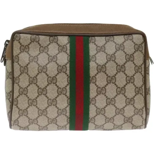 Pre-owned Canvas clutches , female, Sizes: ONE SIZE - Gucci Vintage - Modalova