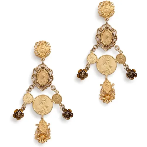 Zoo Collection Earrings , female, Sizes: ONE SIZE - Dolce & Gabbana - Modalova