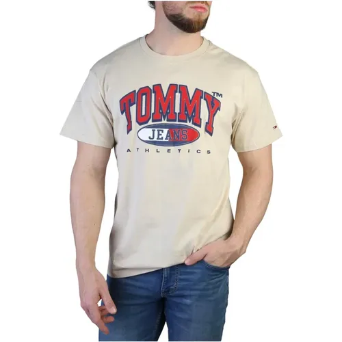 Herren Logo Applique Baumwoll T-shirt - Tommy Hilfiger - Modalova