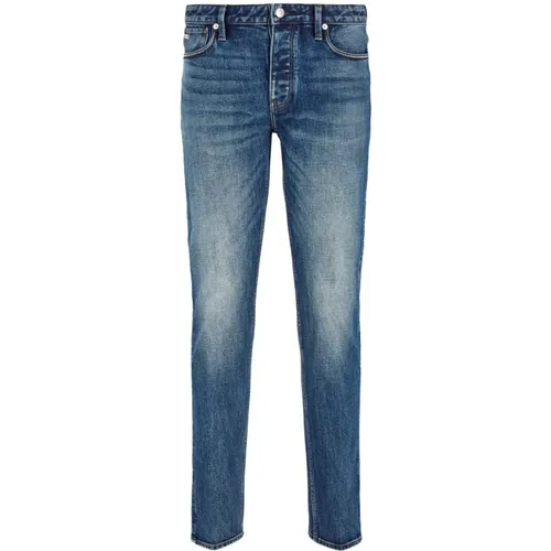 Denim Jeans Slim Cut , male, Sizes: W38, W33, W34, W31 - Emporio Armani - Modalova