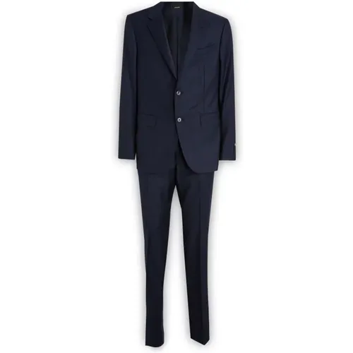 Single Breasted Suits , male, Sizes: S - Ermenegildo Zegna - Modalova