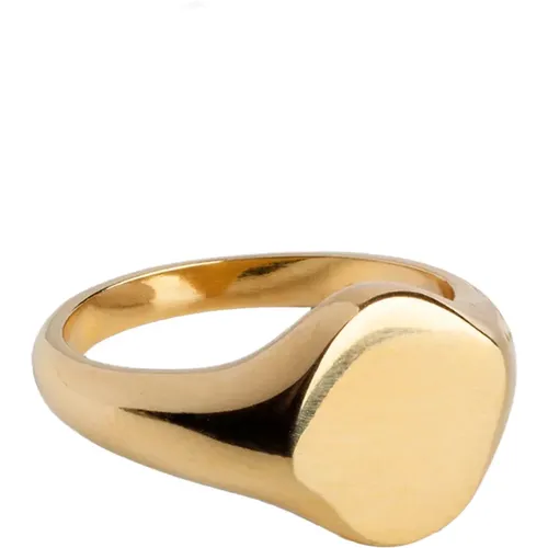 Goldener Luna Ring , Damen, Größe: 54 MM - Enamel Copenhagen - Modalova