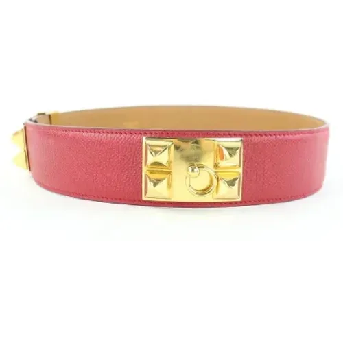 Pre-owned Leather belts , female, Sizes: ONE SIZE - Hermès Vintage - Modalova