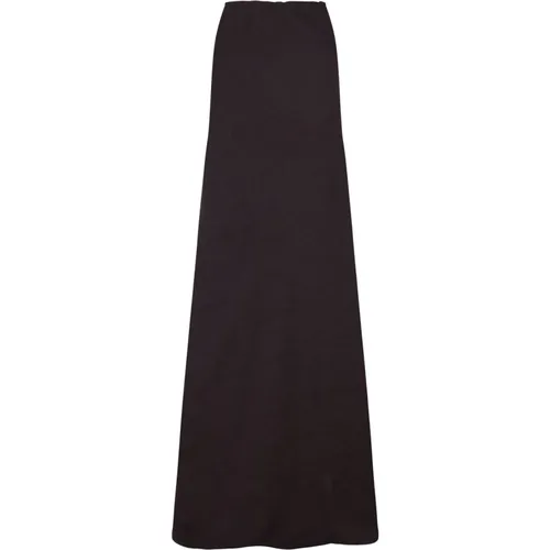 Bias-cut linen and silk skirt , female, Sizes: XL, L, S, M, XS - Cortana - Modalova