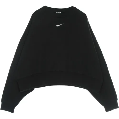 Oversize Crewneck Sweatshirt Schwarz/Weiß - Nike - Modalova