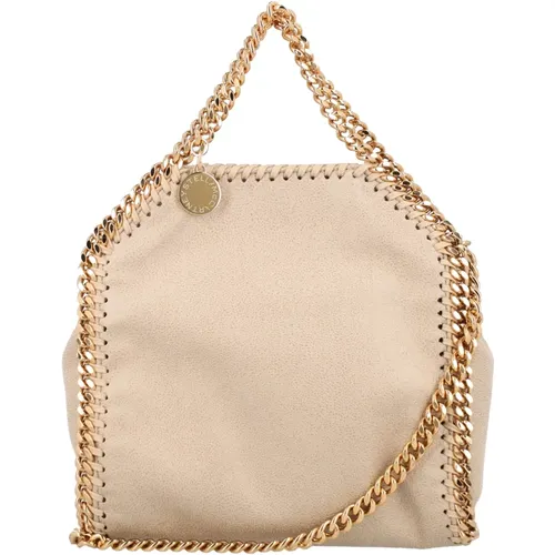 Eco Shaggy Deer Tote Bag Gold , female, Sizes: ONE SIZE - Stella Mccartney - Modalova