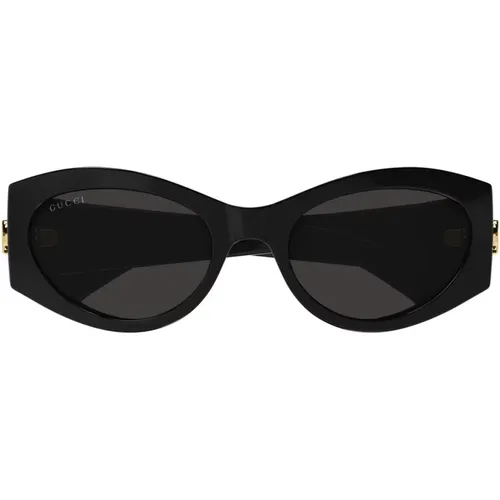 LogoLarge Sunglasses , female, Sizes: 53 MM - Gucci - Modalova